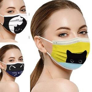 10 piece Assorted Cat Print Breathable Mask